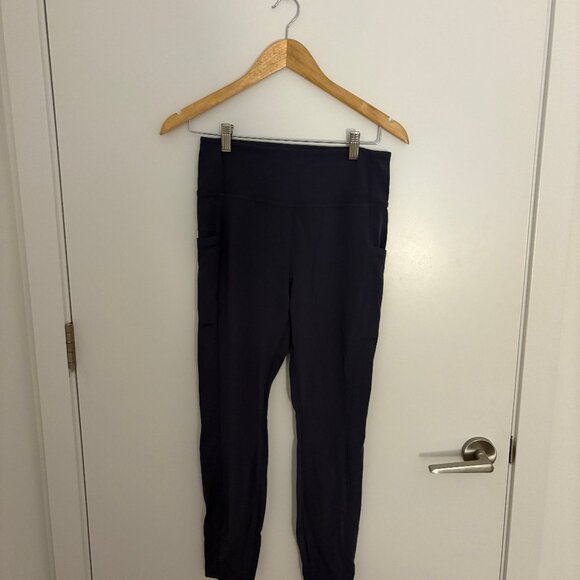 Roots dark purple workout bra and leggings set - Picture 3 of 3